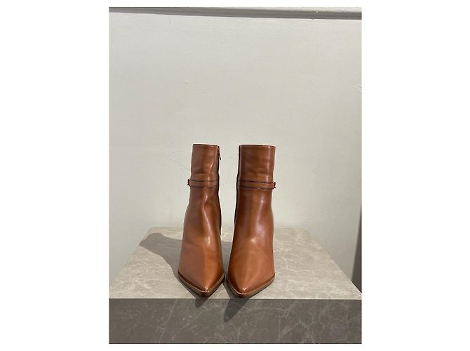 Céline Botines CELINE T.EU 36 Cuero Camello - vista 3