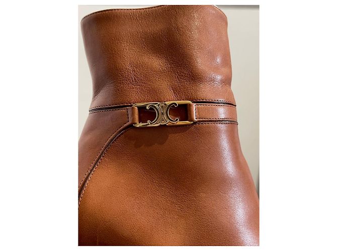 Céline Botines CELINE T.EU 36 Cuero Camello - vista 7