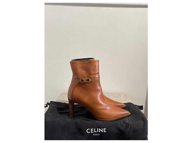 Céline Botines CELINE T.EU 36 Cuero Camello - vista 9