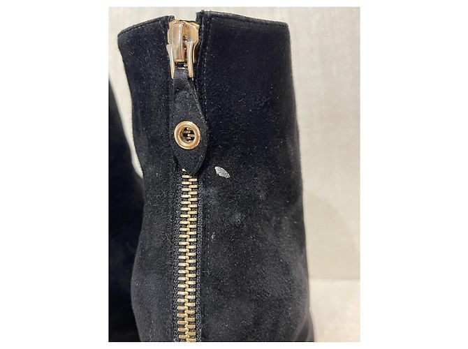 Stivaletti LOUIS VUITTON T.EU 38 Camoscio Nero - vista 7