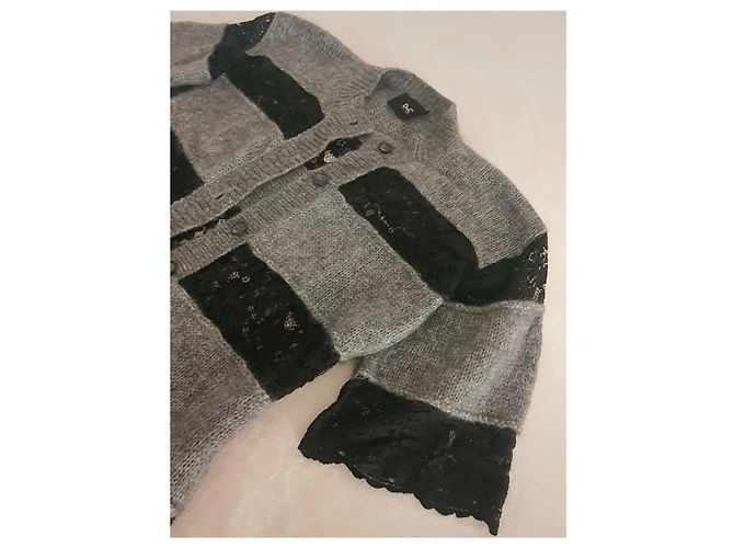 Chaqueta/cardigan Dolce & Gabbana 42 Negro Gris - vista 12