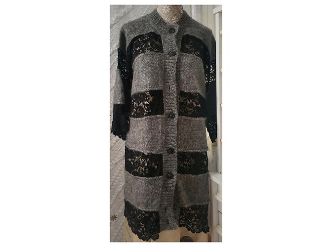 Chaqueta/cardigan Dolce & Gabbana 42 Negro Gris - vista 6