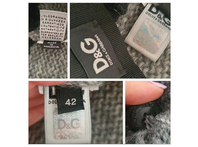 Chaqueta/cardigan Dolce & Gabbana 42 Negro Gris - vista 8