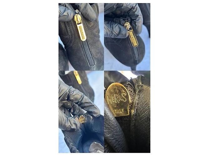 Stivaletti Chanel in pelle nera Nero - vista 13