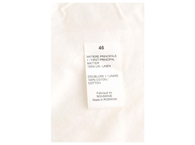 Sonia Rykiel White linen jacket - view 7