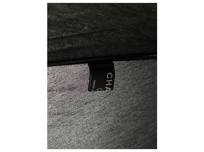 Ombrello Chanel Maxi Nero e Bianco - vista 6