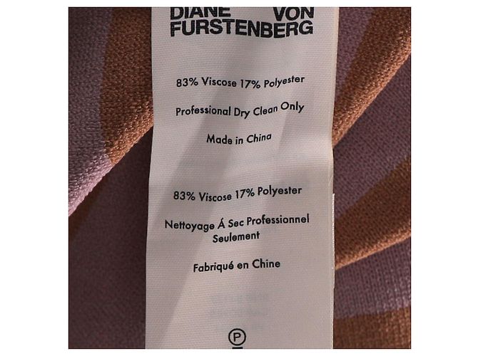 Gestreifter Pullover von Diane Von Furstenberg aus mehrfarbiger Viskose Mehrfarben - Ansicht 5