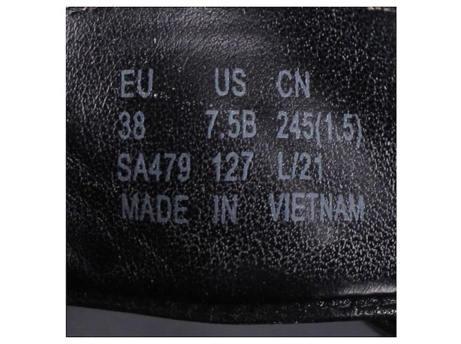 Sandali Elodie Slide in pelle nera di Stuart Weitzman - vista 8
