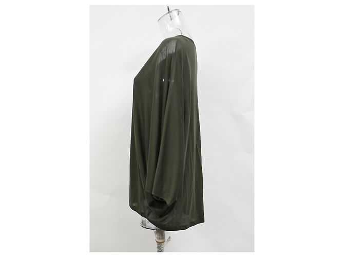 Top V-neck Emilio Pucci en viscosa verde Verde oliva - vista 7