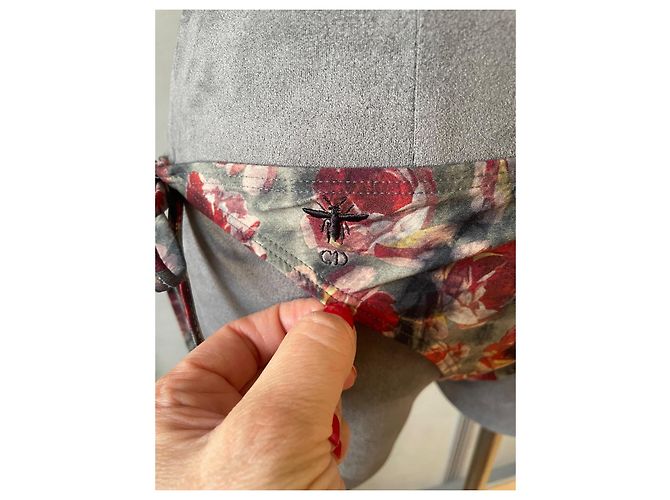 Dior Bikini Mehrfarbig mit Bienen Emblem Mehrfarben - Ansicht 3