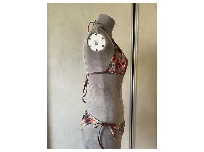 Dior Bikini Mehrfarbig mit Bienen Emblem Mehrfarben - Ansicht 4