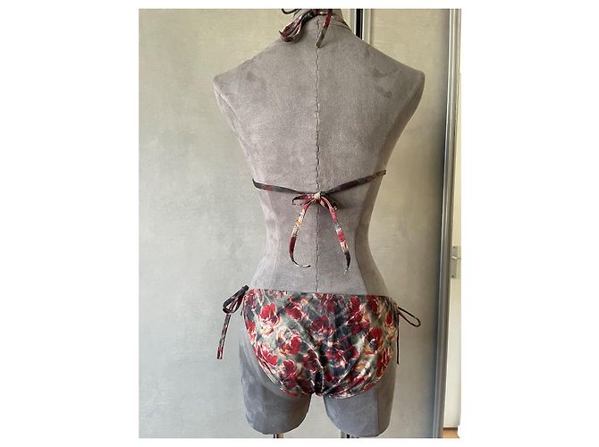 Dior Bikini Mehrfarbig mit Bienen Emblem Mehrfarben - Ansicht 5