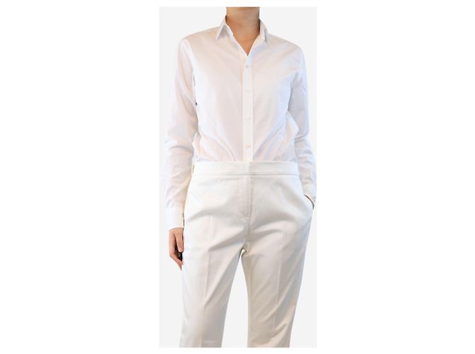 Ralph Lauren Camicia bianca a maniche lunghe - taglia UK 8 Bianco - vista 2