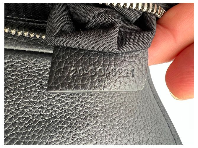 Nuova Mini Saddle Bag Dior in pelle di vitello grana nera Nero - vista 17