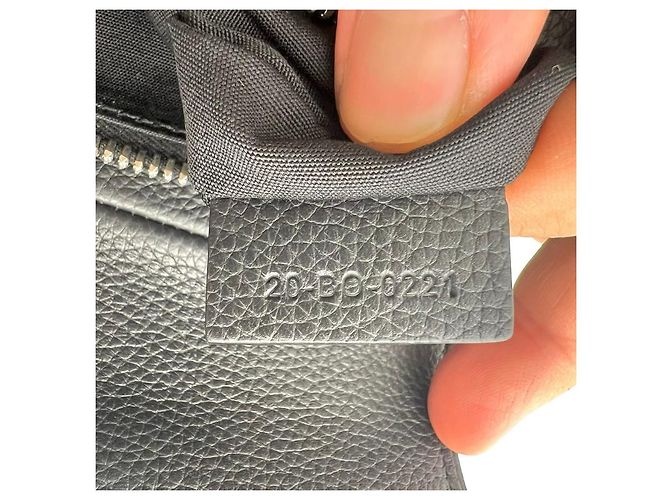 Nuova Mini Saddle Bag Dior in pelle di vitello grana nera Nero - vista 18