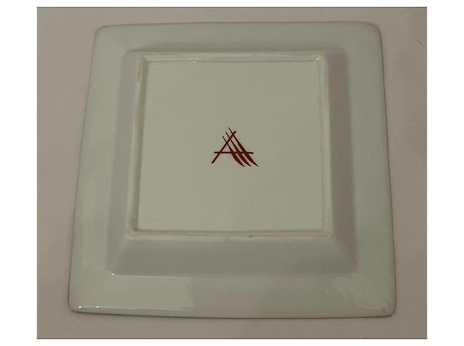 Autre Marque Asian style porcelain catchall green and white - view 3