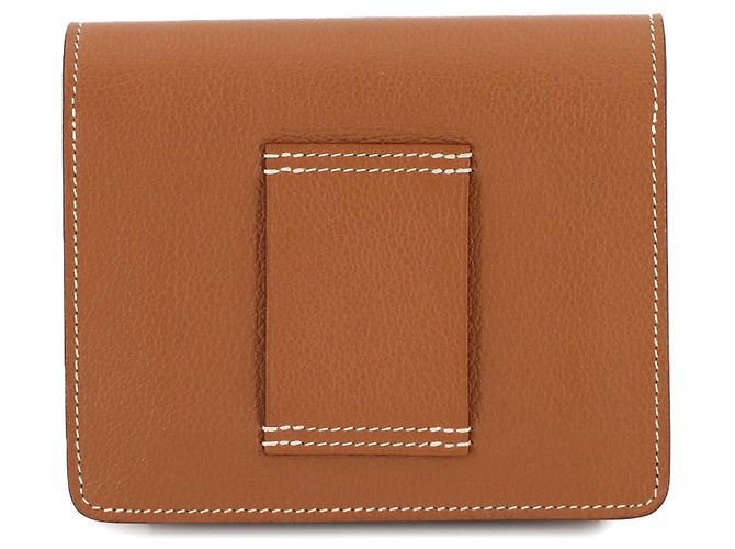 Hermès Portafoglio Slim Roulis Hermes Marrone - vista 3