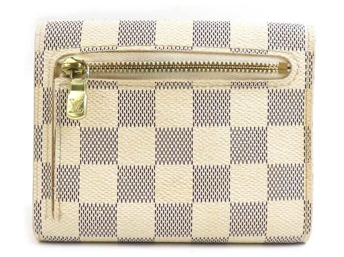 Billetera bi-fold Louis Vuitton en Damier Azur Crudo - vista 2