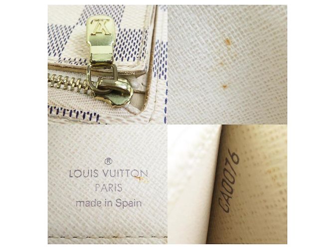 Billetera bi-fold Louis Vuitton en Damier Azur Crudo - vista 5