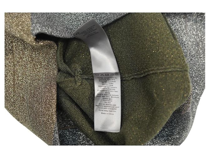 Pantaloncini Zadig & Voltaire Smile Lurex Verde Argento Oro - vista 5