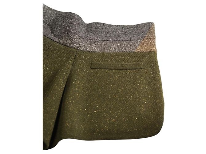 Pantaloncini Zadig & Voltaire Smile Lurex Verde Argento Oro - vista 8