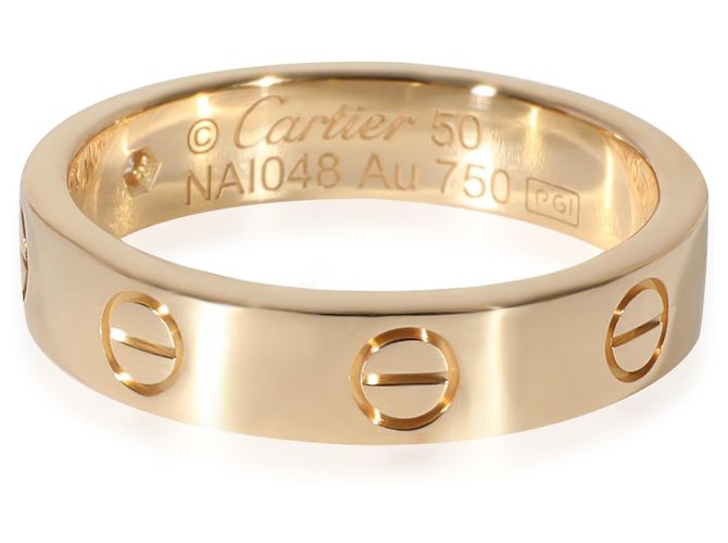 Anello Cartier Love in oro giallo 18k 0,02 CTW D'oro - vista 2