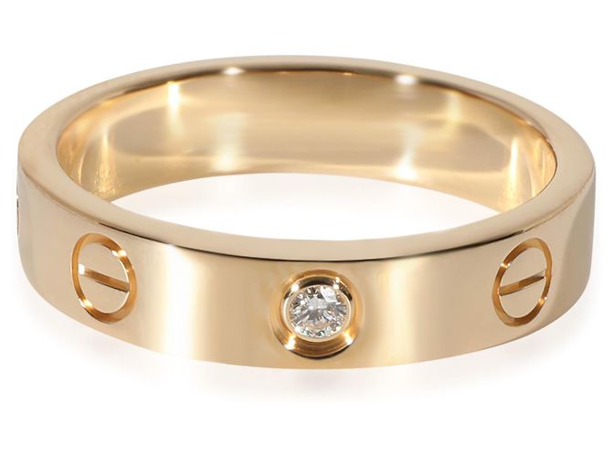 Anello Cartier Love in oro giallo 18k 0,02 CTW D'oro - vista 3