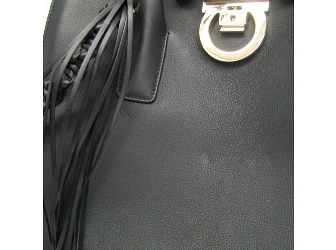 Borsa in pelle Salvatore Ferragamo Gancini DH-21 H141 - vista 8