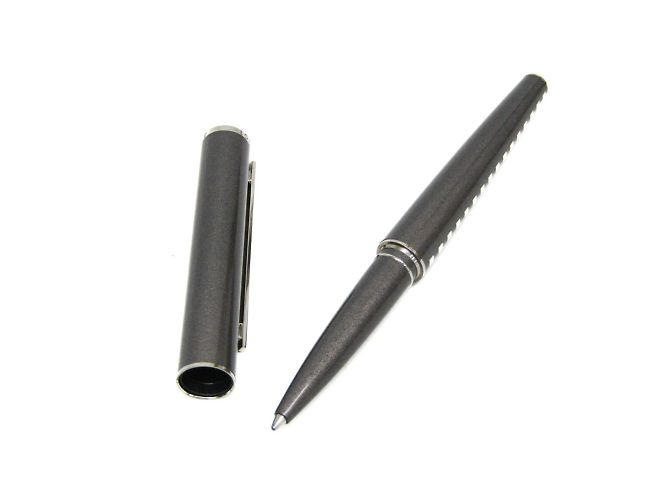Twist Bolígrafo gris de la colección Jet de Louis Vuitton Castaño - vista 3