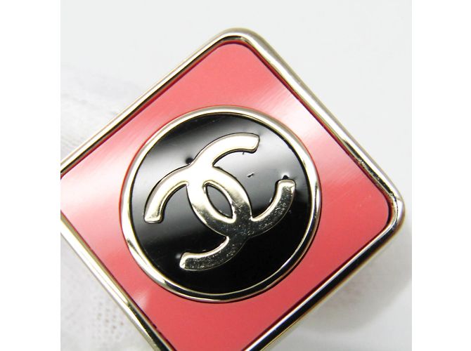 Code Coco Anillo Cuadrado Coco Mark de Chanel Negro Plata Rosa - vista 3