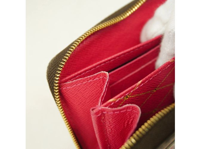 Colección Trunk de Verano Monogram Louis Vuitton Zippy Purse Castaño Rosa - vista 8