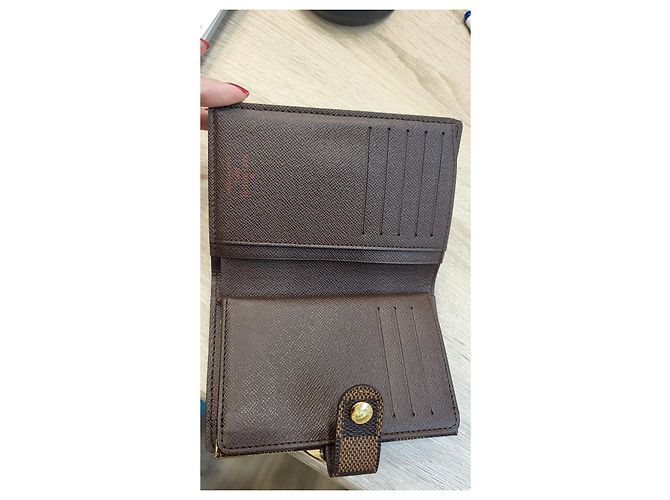 Cartera Louis Vuitton Viennese Damier Marrón Castaño - vista 5