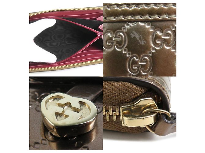 Gucci Bronze Leder Langbörse - Ansicht 4