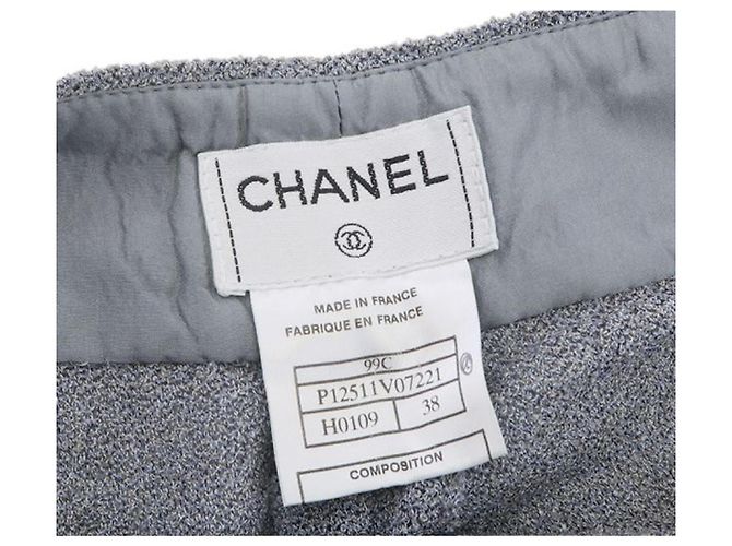 Pantalones Chanel Gris - vista 4