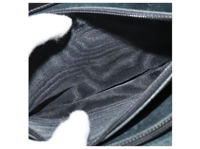 Céline Sac à épaule CELINE en cuir noir et or Auth mr1261 Doré - vue 12