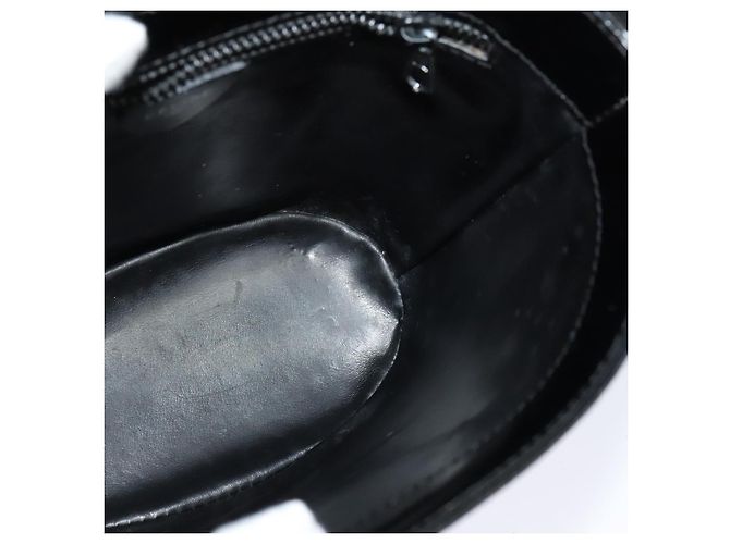 Céline Borsa a spalla CELINE in pelle verniciata nera Auth 116182 Nero - vista 20