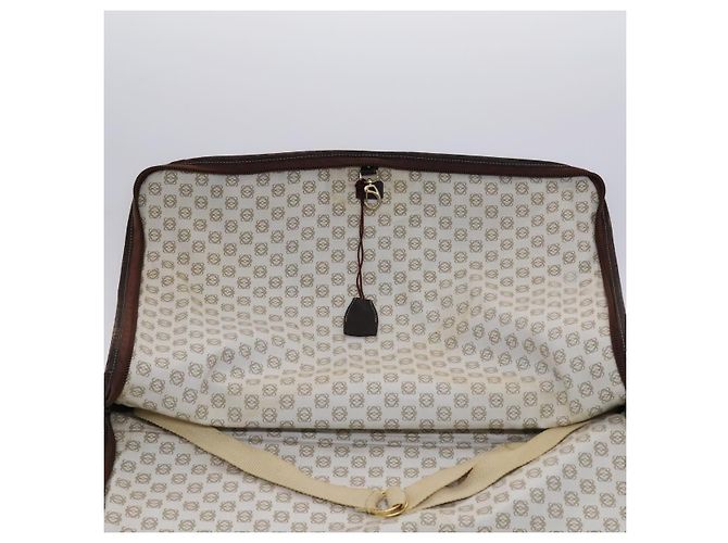 LOEWE Anagram Funda para Prendas Suede Beige Auth ac3727 - vista 20