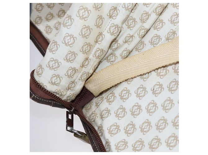 LOEWE Anagram Funda para Prendas Suede Beige Auth ac3727 - vista 23