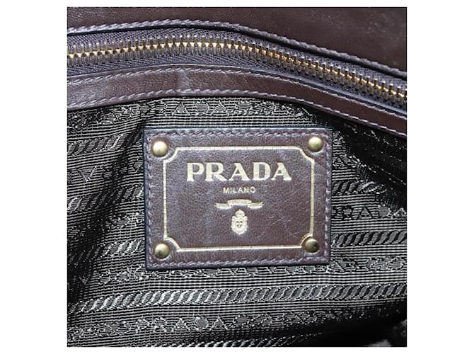 PRADA Borsa a Mano Nylon 2 vie Kaki Oro Auth BD1244 D'oro Cachi - vista 19