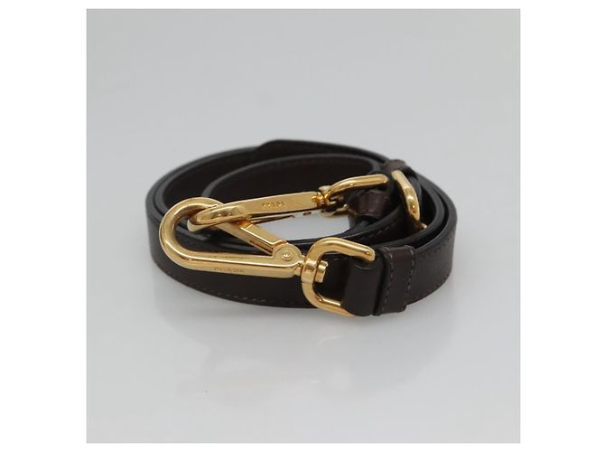 PRADA Borsa a Mano Nylon 2 vie Kaki Oro Auth BD1244 D'oro Cachi - vista 24