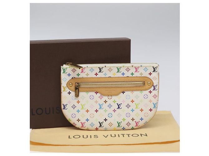 LOUIS VUITTON Monedero GM Multicolor Monograma Blanco M60027 Auth BA939SAM - vista 12