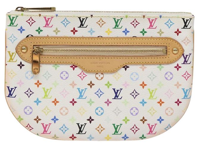 LOUIS VUITTON Monedero GM Multicolor Monograma Blanco M60027 Auth BA939SAM - vista 13