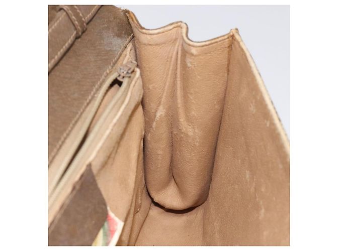 Borsa a spalla GUCCI GG Supreme PVC Beige Oro Auth BD1873 D'oro - vista 20