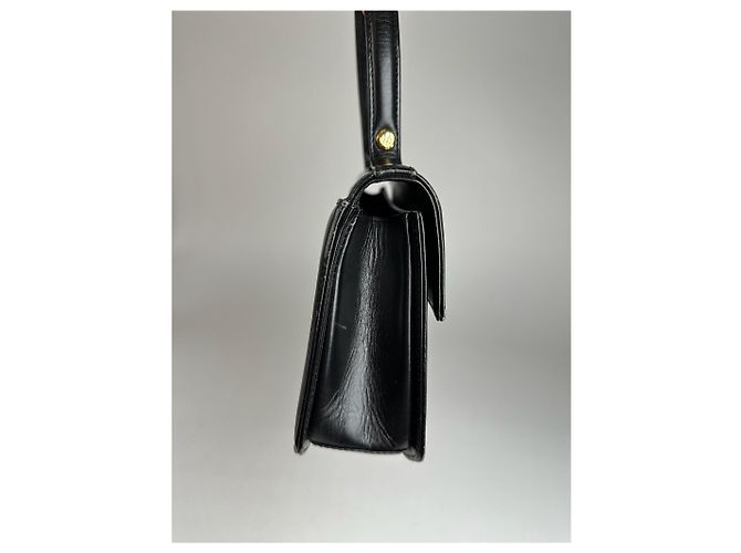 Vintage Givenchy 4G Ledertasche schwarz - Ansicht 12