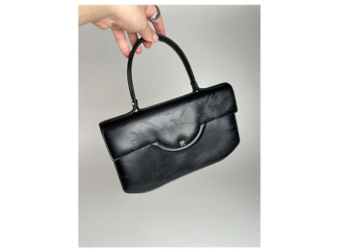 Vintage Givenchy 4G Ledertasche schwarz - Ansicht 7