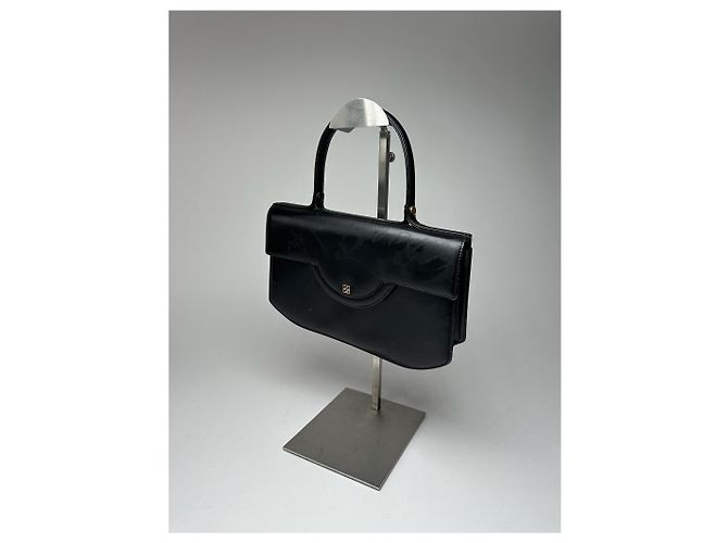Vintage Givenchy 4G Ledertasche schwarz - Ansicht 8