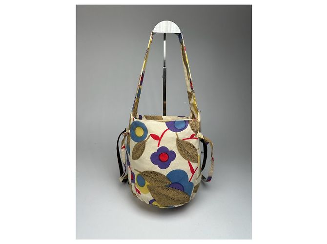 Vintage Marni mehrfarbige Canvas Schultertasche Mehrfarben - Ansicht 12