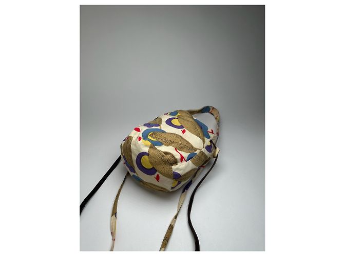 Vintage Marni mehrfarbige Canvas Schultertasche Mehrfarben - Ansicht 3