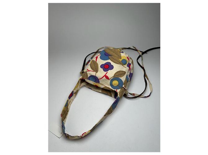 Vintage Marni mehrfarbige Canvas Schultertasche Mehrfarben - Ansicht 6