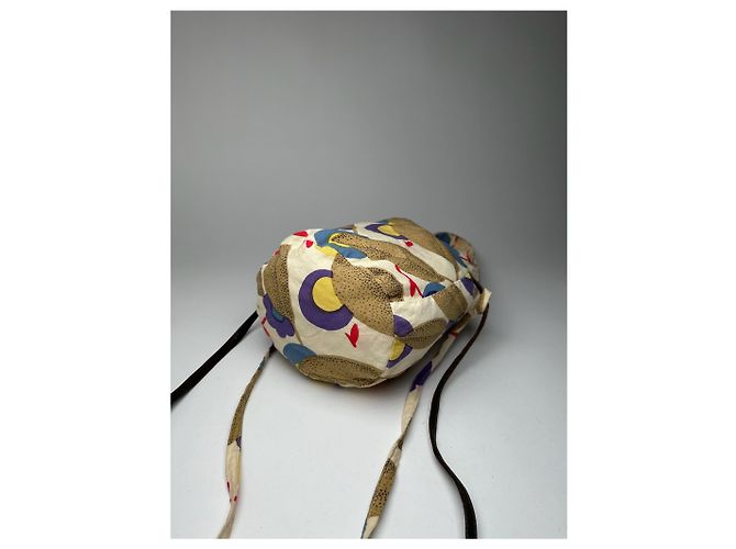 Vintage Marni mehrfarbige Canvas Schultertasche Mehrfarben - Ansicht 7